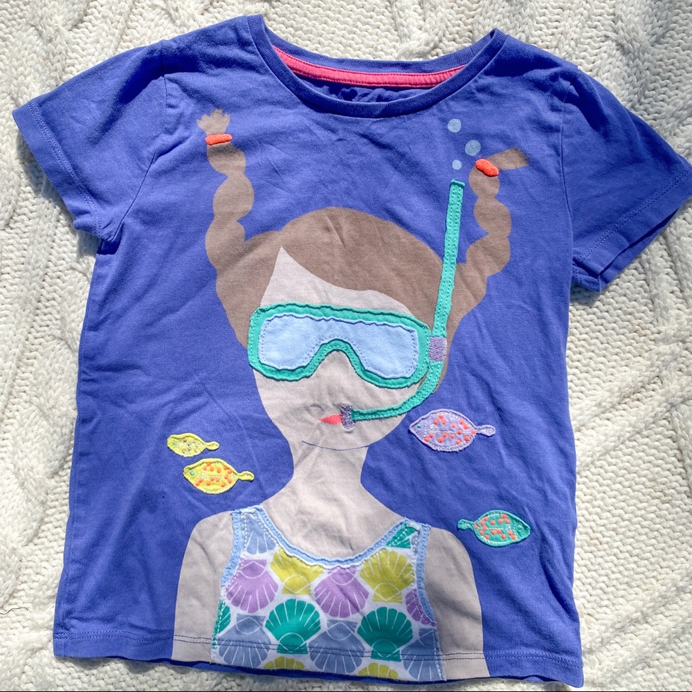 Mini Boden scuba diver short sleeve tee